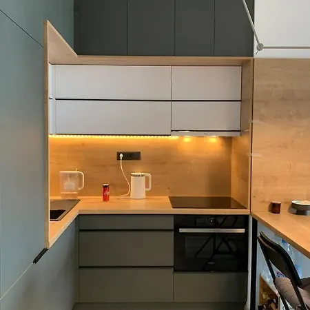 Modern Studio Apartment With Balcony